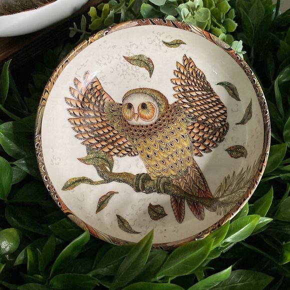 Williams Sonoma Vividly Colored Set of Four Owl Dipping Bowls 🦉 - Picture 8 of 17